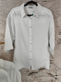 Musselin Bluse White